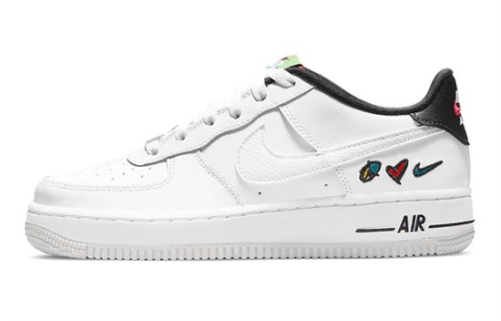 Nike Air Force 1 Low '07 LV8 3 Peace Love Swoosh GS DM8154-100 - фото 628967