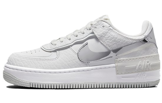 Nike Air Force 1 Shadow White Chrome Women's DQ0837-100 - фото 629253