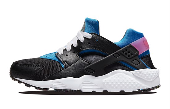 Nike Air Huarache Run Black Photo Blue Active Pink GS DR0166-001 - фото 629373
