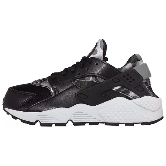 Nike Air Huarache Run Print Camo Black Women's 725076-003 - фото 629389