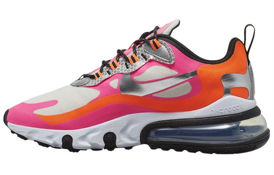 Nike Air Max 270 React 'Pink Orange' Women's CT1834-100 - фото 629583