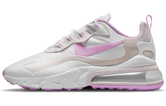 Nike Air Max 270 React 'White Fuchsia Glow Platinum Violet' Women's CZ1609-100 - фото 629605