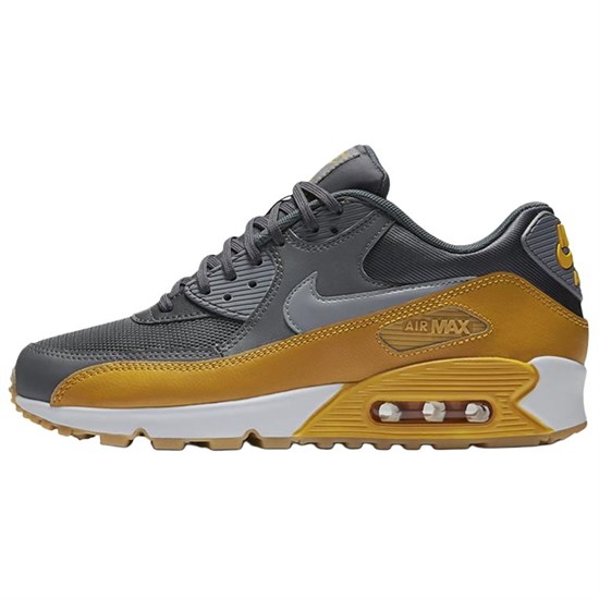 Nike Air Max 90 Anti Slip Wear Resistant Low Top Casual Shoes Women's Gray 616730-027 - фото 629656