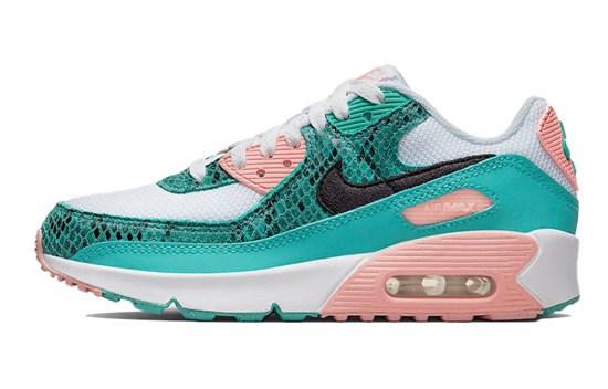 Nike Air Max 90 Washed Teal Snakeskin GS DR8926-300 - фото 629815
