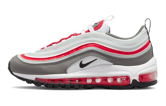 Nike Air Max 97 'White Flat Pewter' GS 921522-110 - фото 630002