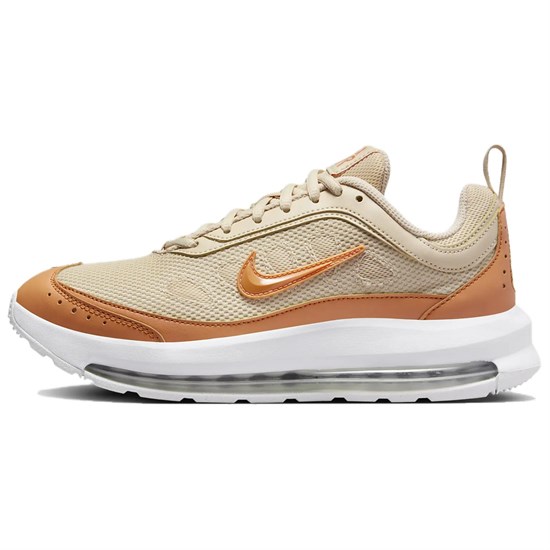 Nike Air Max AP Anti Slip Wear Resistant Low Top Running Shoes Women's Brown White Orange CU4870-200 - фото 630031