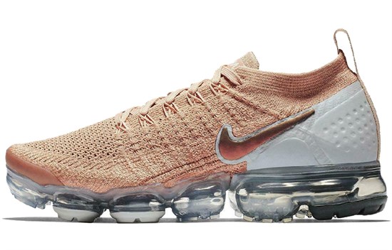 Nike Air VaporMax Flyknit 2 Rose Gold Women's 942843-602 - фото 630534