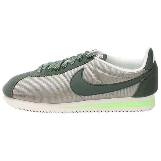 Nike Classic Cortez Nylon Anti Slip Wear Resistant Low Top Casual Shoes Women's Gray Green 457226-003 - фото 631003