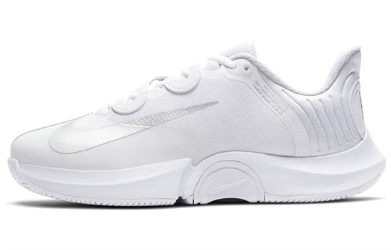 Nike Court Air Zoom Gp Turbo White Metallic Silver Women's CK7580-104 - фото 631077