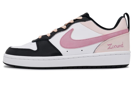 Nike Court Borough 2 Non slip Lightweight Low Top Skateboard Shoes GS Pink pz-1092234372488983321 - фото 631089