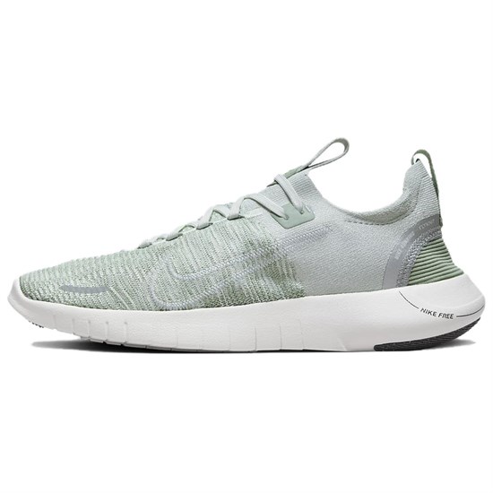 Nike Free RN Durable Breathable Low Top Training Running Shoes Women's Silver Green DX6482-008 - фото 631713