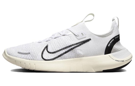 Nike Free Rn Nn Road Running Shoes 'White Coconut Milk Photon Dust Black' Women's DX6482-100 - фото 631723