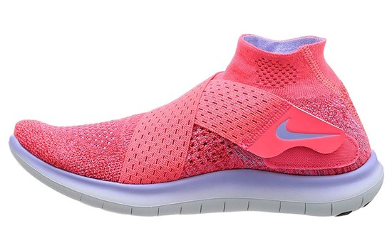 Nike Free RN Shock Absorbers With Slip Resistant And Abrasion Resistant Properties Mid Top Athletic Shoes Women's Pink 880846-601 - фото 631733