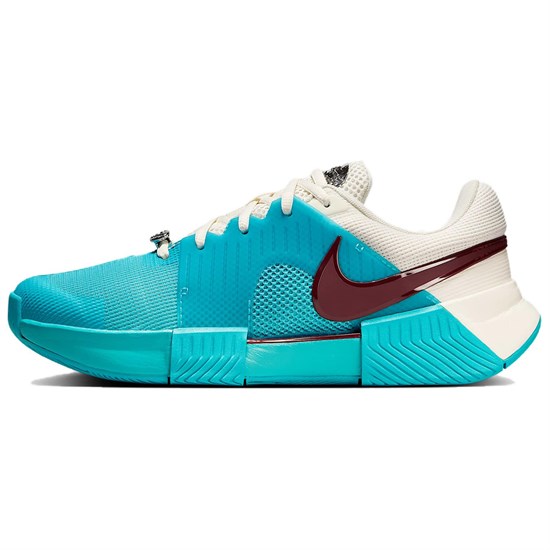 Nike GP Challenge 1 Anti Slip Wear Resistant Low Top Tennis Shoes Women's Blue White HJ6651-300 - фото 631768