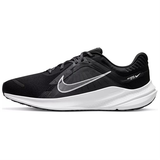Nike Quest 5 Anti Slip Wear Resistant Low Top Running Shoes Women's Black White DD9291-002 - фото 632288