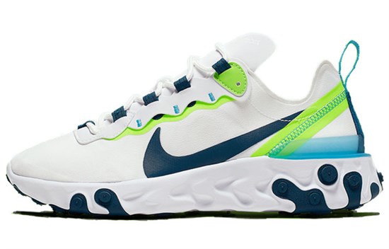 Nike React Element 55 'Sea Green Volt' Women's BQ2728-102 - фото 632344