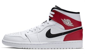 Air Jordan 1 Mid 'White Chicago' 554724-116