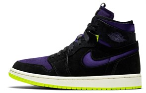 JORDAN 1 High Zoom Air Cmft Black Court Purple Lemon Venom Women's CT0979-001