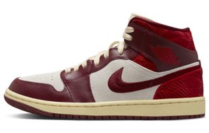 JORDAN 1 Mid Se Tiki Leaf Team Red Women's DZ2820-601