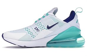Nike Air Max 270 White Hyper Jade Deep Royal Blue CI2451-100
