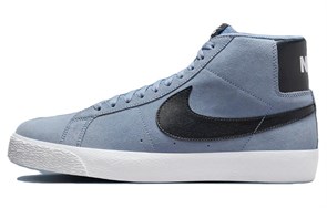 Nike Blazer MID Durable Breathable Mid Top Skateboard Shoes Men's Blue FD0731-401
