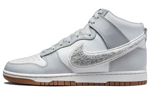 Nike Dunk High University Chenille Swoosh Light Smoke Grey DR8805-003