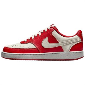 Nike Court Vision Low Anti Slip Wear Resistant Low Top Skateboard Shoes Women's Red White DH3158-602