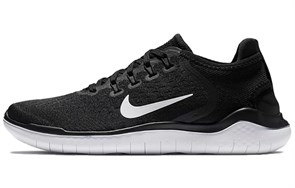 Nike Free Rn 2018 Black White Women's 942837-001