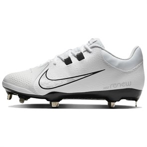 Nike Hyperdiamond 4 Anti Slip Wear Resistant Low Top Training Shoes Women's White FZ0922-101