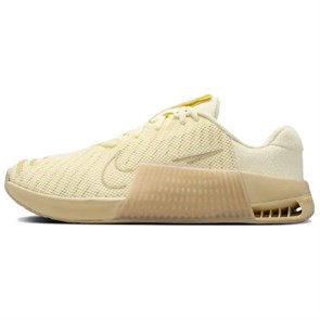 Nike Metcon 9 Anti Slip Wear Resistant Low Top Training Shoes Women's Beige Yellow DZ2537-700