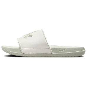 Nike Offcourt Slip Resistant Slide Slippers Women's White Silver FQ7646-101