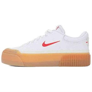 Nike Court Wear resistant And Lightweight Low Top Skateboard Shoes Women's White FV5526-103