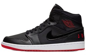 JORDAN 1 Mid Black University Red BQ6578-001