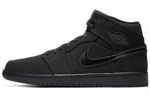 Jordan 1 Mid Triple Black 2020 554724-056