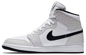 JORDAN 1 Retro White Elephant Print 839115-106