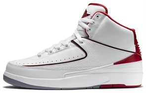 JORDAN 2 Retro White Red 2014 385475-102