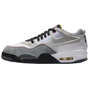 JORDAN 4 Rm Premium White Black Smoke Grey Fire Red IB8052-100