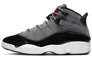 JORDAN 6 Rings Smoke Grey Black Red Gold 322992-022