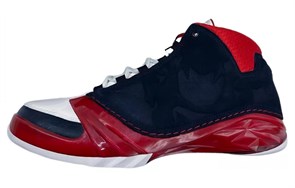 Jordan Air Jordan 23 Howard University PE Abrasion Resistant Breathable Mid Top Basketball Shoes Men's Blue Red FV1334-406