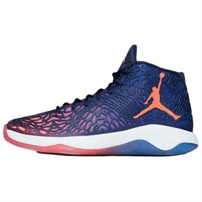 Jordan Anti Slip Wear Resistant Mid Top Basketball Shoes Men's Blue 834268-406