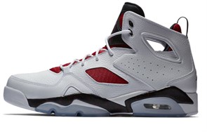 JORDAN Flightclub 91 White Black Gym Red 555475-121