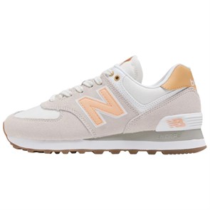 New Balance NB 574 Anti Slip Wear Resistant Low Top Casual Shoes Women's Gray WL574COR