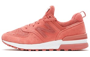 New Balance NB 574 Sport Cushioned Slip Resistant Abrasion Resistant Breathable Low Top Casual Shoes Women's Rose Brown WS574CR