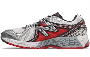 New Balance 860v2 White Silver Red ML860XA