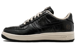 Fragment Design x Nike Lunar Force 1 Fragment HTM Non slip Lightweight Low Top Skateboard Shoes Men's Brown 638130-009