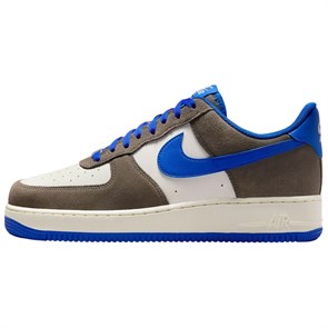 Nike Air Force 1 Anti Slip Wear Resistant Low Top Skateboard Shoes Men's Gray Blue FQ8714-200