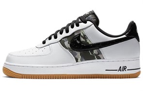 Nike Air Force 1 Low White Ripstop Camo Black Gum CZ7891-100