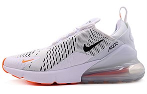 Nike Air Max 270 White Black Total Orange AH8050-106