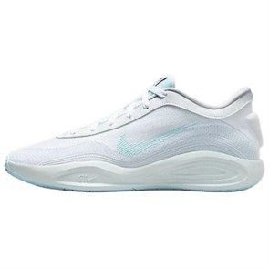 Nike Anti Slip Wear Resistant Low Top Basketball Shoes Men's White FJ7808-101