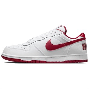 Nike Big Nike Low White Gym Red 355152-150